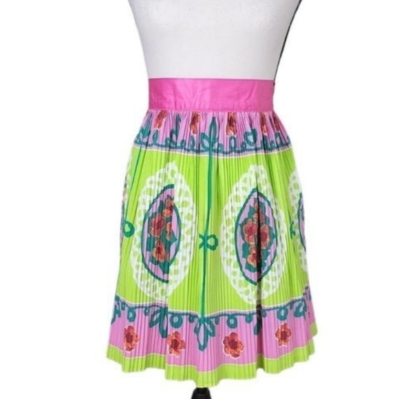 Vintage 50s M. Lownenstein & Sons EVER-PLEAT Durably Pleated 100% Cotton Apron - Picture 1 of 6